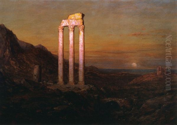 Moonrise in Greece - view 1