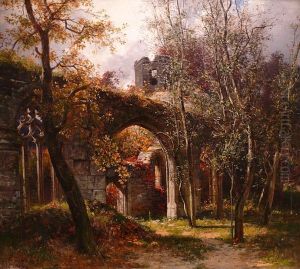 Spatherbst (Kloster Hirsau/Schwarzwald) by Fritz Von Wille