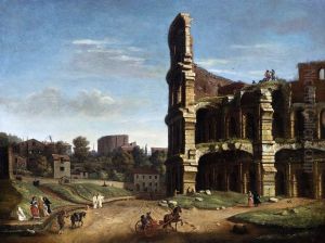 A View of The Colosseum by (circle of) Wittel, Gaspar van (Vanvitelli)