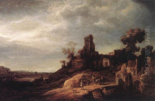 Landscape with Bridge and Ruins - view 1