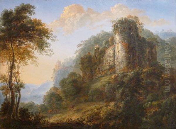 Landscape with Castle Ruins - view 1