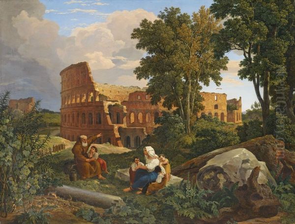 View of the Colosseum in Rome - view 1