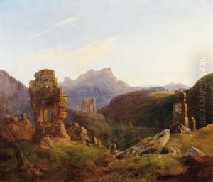 Ruinenlandschaft in den Bergen Ruinenlandschaft in den Bergen