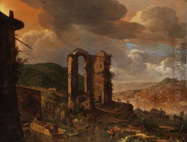 Landscape with Roman Ruin - view 1
