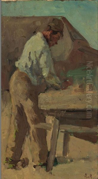 Laborer in a brickworks - view 1