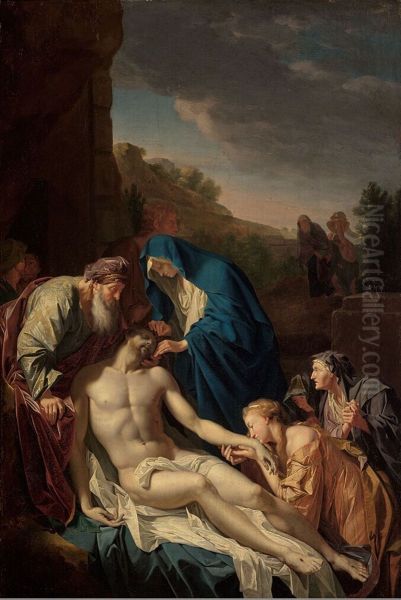 De graflegging van Christus - view 1
