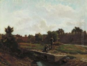 Landscape with two figures
