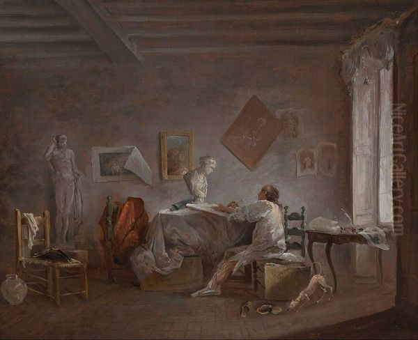 The Artist in His Studio - view 1