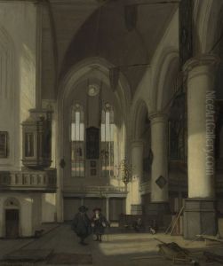 Church interior by Emanuel de Witte