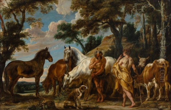 Mercurius en Battus - view 1