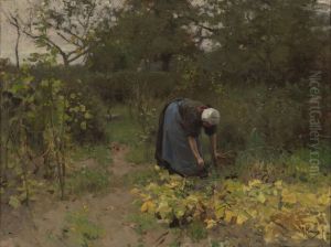 Moestuin by Anton Mauve