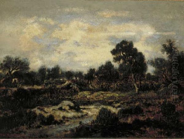 Berglandschap in de omgeving van Fontainebleau - view 1