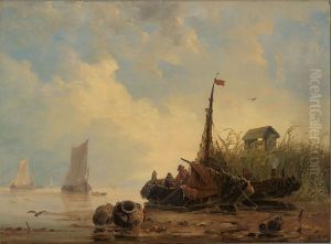 Hoogaars op Zeeuws slik by Albert Van Beest