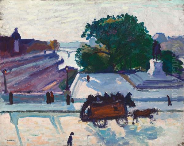 Pont-Neuf au soleil (De Pont-Neuf in de zon) - view 1