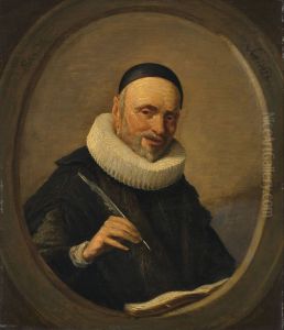 Portrait of Pieter Christiaensz. Bor (1559-1635) by Frans Hals