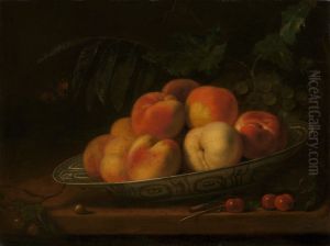 Schaal met perziken Schaal met perziken