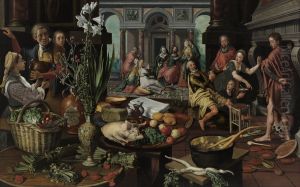 Christ in the house of Mary and Martha by Pieter Aertsen