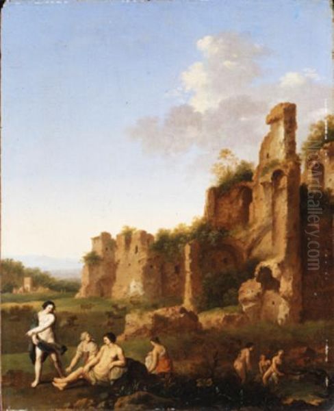 Landschap met badende vrouwen - view 1