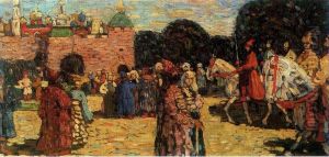 Sunday (old-Russia) by Wassily Kandinsky