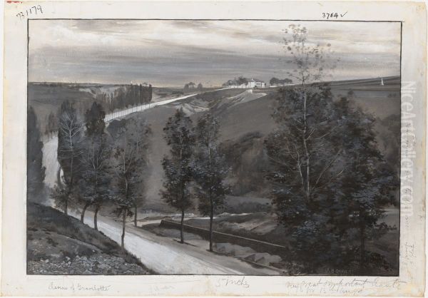A Road in France - view 1