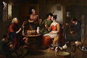 The Woo'ers Visit by Alexander Carse