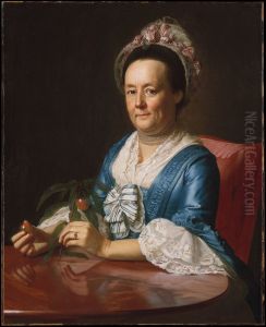 Portrait of Mrs John Winthrop by John Singleton Copley