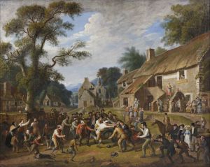 The Foot-ball Play by Alexander Carse