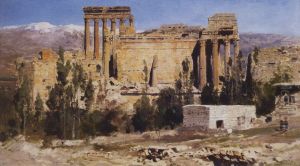 Baalbek: Ruins of the Temple of Jupiter and the Temple of the Sun by Vasily Polenov