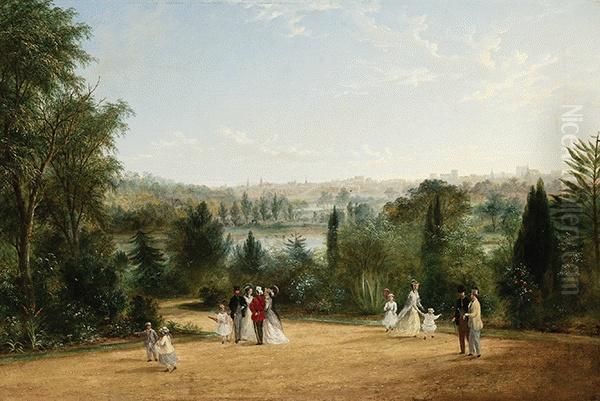View Of Melbourne From Teh Botanical Gardens - view 1