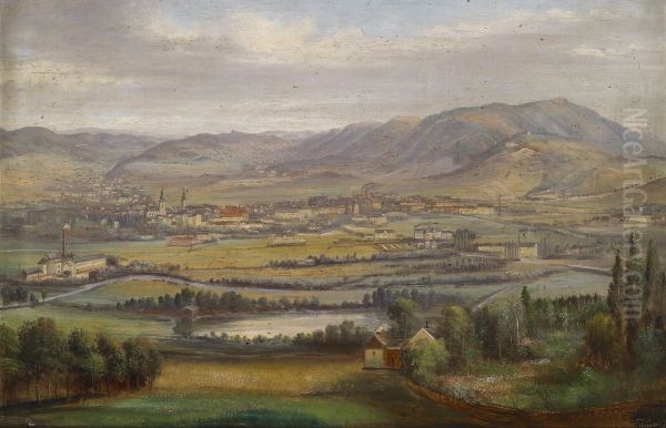 1-Niederosterreichische (?) Industrielandschaft - view 1