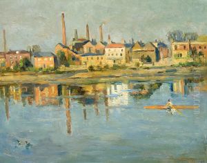 Industrielandschaft am Wasser Industrielandschaft am Wasser