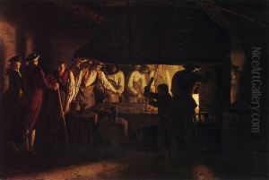 Visiting a Nail Factory by Leonard Defrance