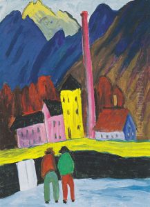 Die Fabrik by Marianne von Werefkin
