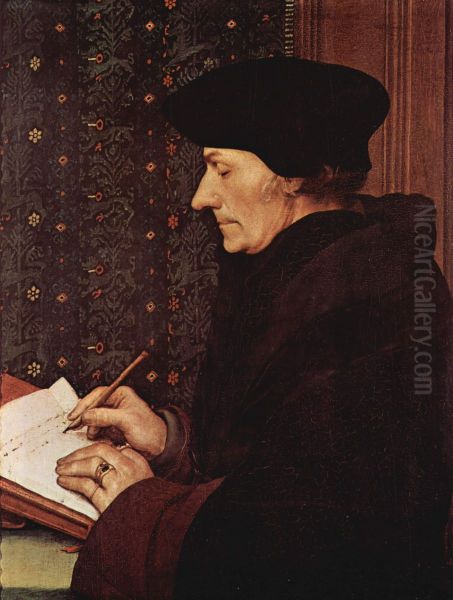 Portrait d'Erasme (1467-1536) ecrivant - view 1