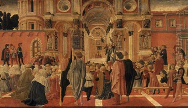 Saint Bernardino Preaching - view 1