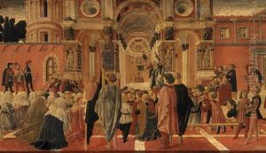 Saint Bernardino Preaching