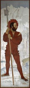 Hallebardier by Ferdinand Hodler