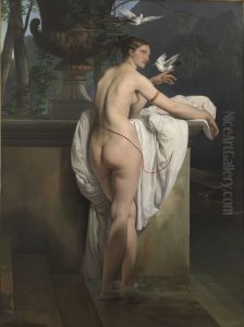 Venere che scherza con due colombe (Ritratto della ballerina Carlotta Chabert)