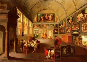 The Interior of a Picture Gallery by Frans Francken the Younger
