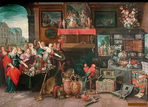 Ulysse reconnaissant Achille parmi les filles de Lycomede by Frans Francken the Younger