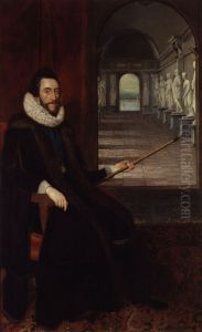 Portrait of Thomas Howard, 14th Earl of Arundel (1585-1646) by Daniel Mijtens