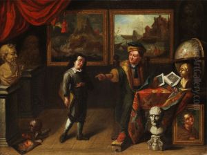 The Scholar with His Student