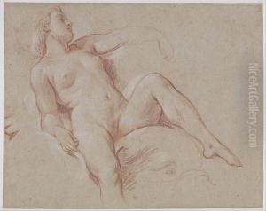Female Nude on a Dolphin by Francois Boucher