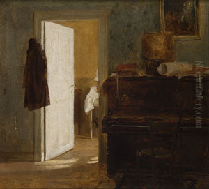 Innensicht von Gierymskis Atelier in Munchen Innensicht von Gierymskis Atelier in Munchen