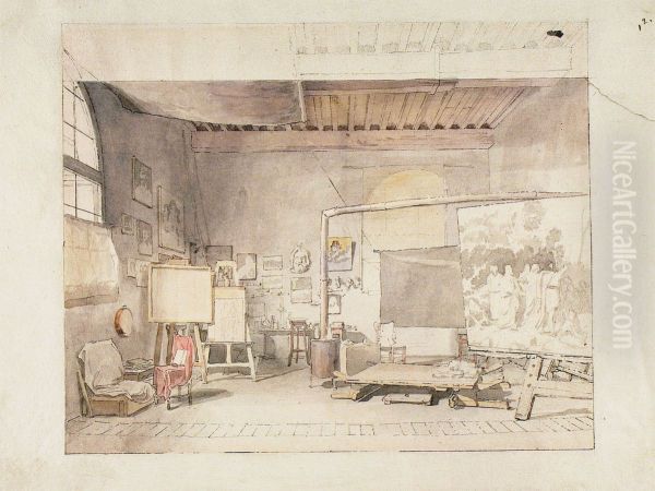 The Atelier ofAlexander Ivanovin Rome - view 1