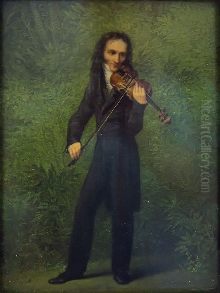 The violinist Niccolo Paganini - view 1