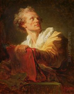 Portrait of a Young Artist by Jean-Honore Fragonard