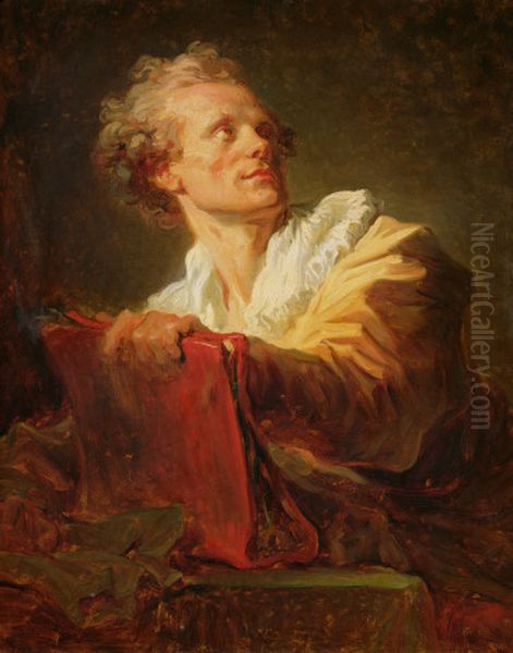 Portrait d'un jeune artiste. Charles-Paul-Jerome Brea (1739-1820), pastelliste et miniaturiste. - view 1