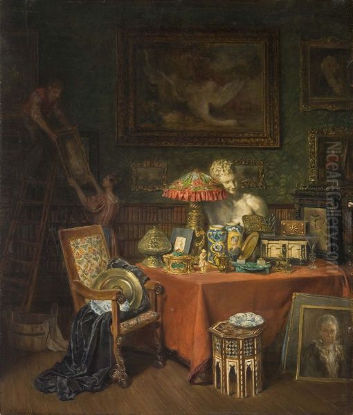 "Schloss-Interieur-Szene" - view 1