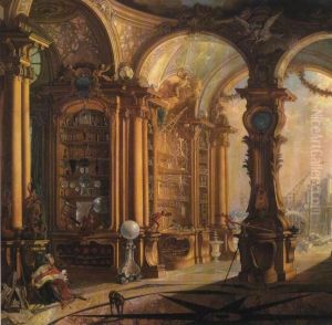 Le cabinet de physique de Bonnier de La Mosson by Jacques de Lajoue